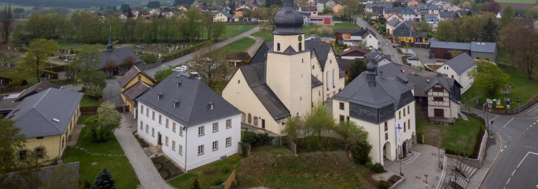 St.-Jakobus-Kirche von oben